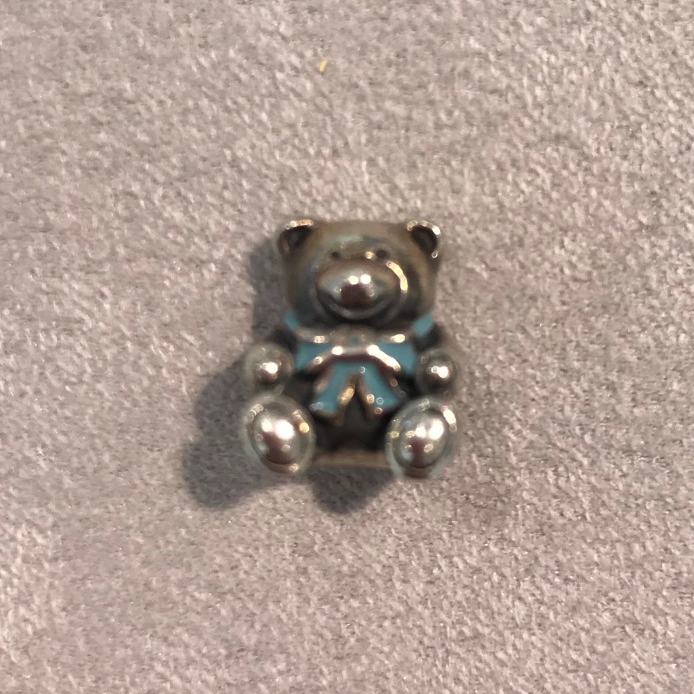 Silver blue bear